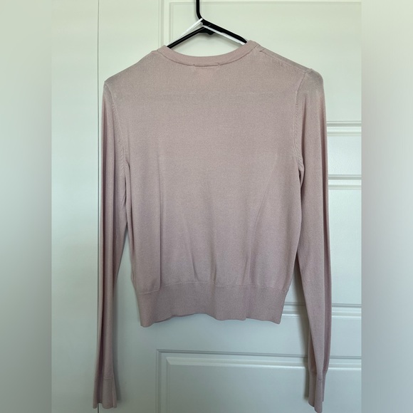 H&M basics light mauve cardigan size small - Picture 6 of 6